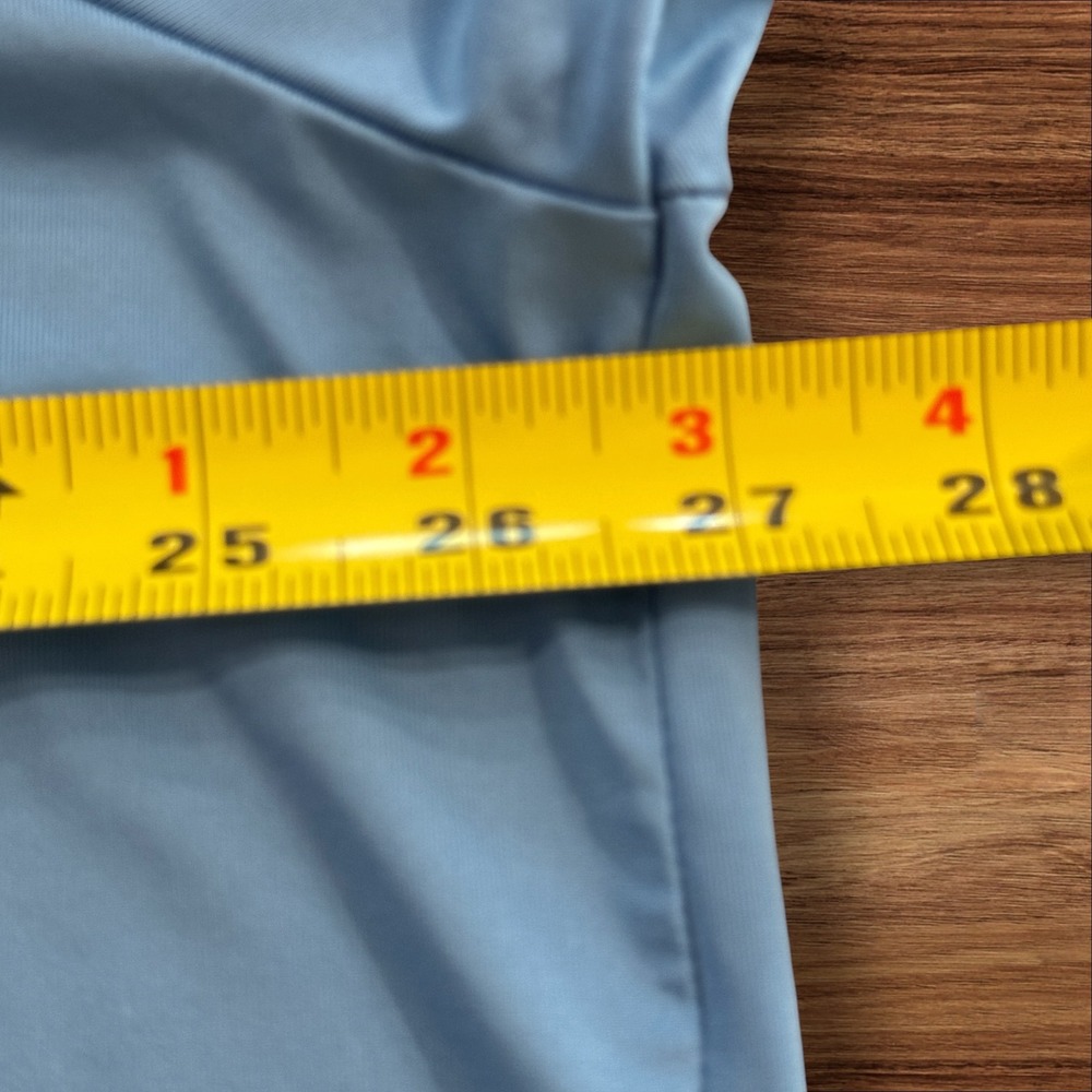 Holloway Coolcore Polo Shirt XXL Light Blue Short Sleeve Athletic White Piping - Picture 5 of 15